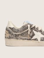 Women's Ball Star LTD in leopard pony skin with cream leather star - Image 4