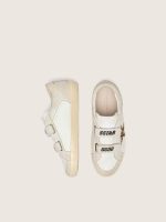 Junior Old School in nappa with leopard-print pony skin star and leather inserts - Image 3