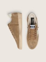 Men's Ball Star in brown suede with white leather star - Image 3