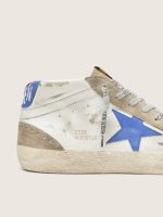 Men's Mid Star with blue leather star and dove-gray suede inserts - Image 5