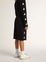 Boys' black Bermuda shorts with white stars - Image 4