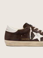 Men's Super-Star in brown suede with white star - Image 5