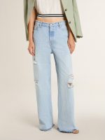 Women's pants in lived-in effect denim - Image 2