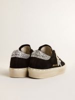 Women's Hi Star in black suede with silver glitter star - Image 4