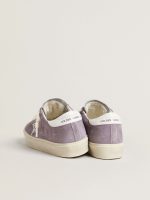 Women's Hi Star in purple suede with silver glitter star - Image 4