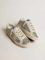 Women's Hi Star in silver glitter with suede star and white heel tab - Image 2