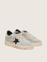 Men's Ball Star in gray suede with black leather star - Image 2