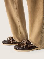Women's Cruise loafer in glossy dark brown leather - Image 3