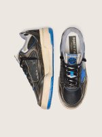 Men's Forty2 in black foam rubber and leather with TPU star and black leather heel tab - Image 3
