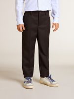 Boys' dark blue wool pants - Image 2