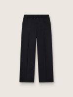 Men's joggers in black wool - Image 2