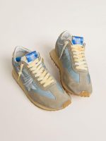 Women's Marathon with light blue nylon upper and pastel blue star - Image 2