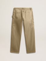 Women's distressed-effect cotton pants - Image 6