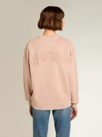Powder-pink sweatshirt with reverse logo on the back - Jersey Capsule - Image 7