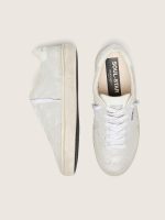 Women's Soul Star in beige suede with white leather heel tab - Image 3