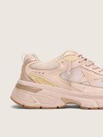Women's Lightstar with pink leather and mesh upper and pink star - Image 4