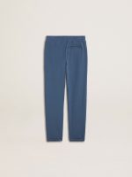 Kids' blue joggers with embroidery - Image 6