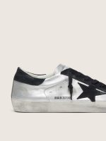 Men's Super-Star in silver leather - Image 5