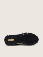 Women's Dad-Star in dove-gray suede and silver mesh with white leather star and suede heel tab - Image 6