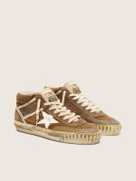 Women's Mid Star LAB in rust-colored suede with a white leather star - Image 2