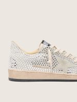 Women's Ball Star with Swarovski crystals and gray suede star - Image 5