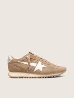 Men's Marathon in tobacco suede with white star