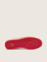 Women's Ball Star in white leather with red star and heel tab - Image 6