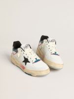 Men's Forty2 with black star and silver foiled leather heel tab - Image 2