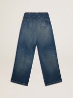 Women's wide-leg medium wash CNY jeans - Image 2
