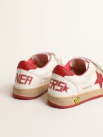 Junior Ball Star in nappa with red leather star and heel tab - Image 4