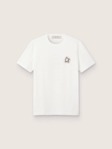 Women's T-shirt with print on the back