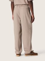 Men's pants in gray wool blend with pinstripe motif - Image 6