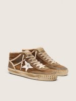 Men's Mid Star LAB in rust-colored suede with white leather star - Image 2