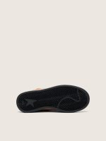 Young Ball Star in brick-red suede and cream leather with black leather star - Image 5