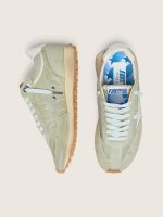 Women's Marathon in sage-green nylon with white star - Image 3