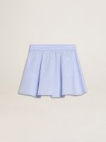 Girls' skirt with light blue stripes - Image 6