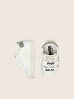 Baby School in nappa with beige suede star and mascot print - Image 3