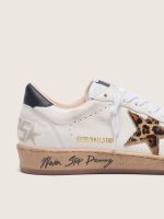 Women's Ball Star with leopard print pony skin star and black heel tab - Image 5