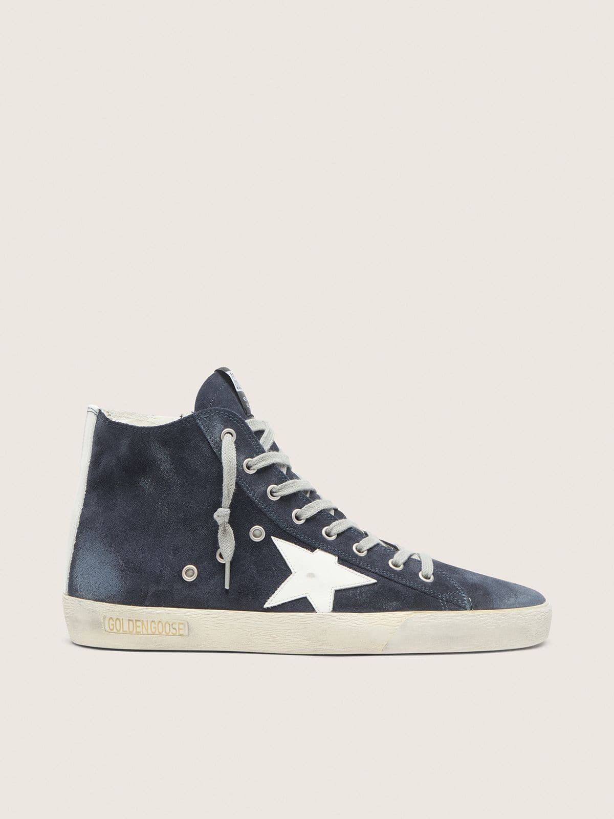 d65c61809652d65cb92a6417337beed99ce6fb442534f63de3561f1f1d6527a1 Men's Francy in leather with leather star and heel tab - Image 1
