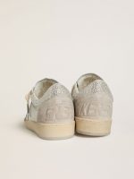 Women's Ball Star LTD in nappa leather and suede with silver leather star and Swarovski crystals - Image 4