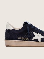 Men's Ball Star in dark blue suede with white leather star - Image 4