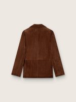 Men's jacket in brown waxed suede - Image 2