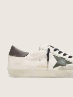 Men's Super-Star in nappa with green leather star and gray leather heel tab - Image 5