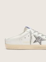 Super-Star Sabot with a platinum glitter star and suede tongue - Image 5