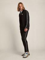 Men's black zipped sweatshirt with white stars - Image 4