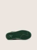 Young Ball Star in forest-green suede with cream leather star and heel tab - Image 5
