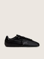 Women's Marathon Speed in black satin with black star