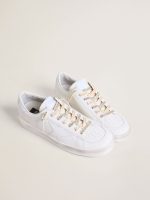 Cotton laces with silver Swarovski crystals and gold-colored logo - Image 3