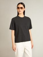 T-shirt in washed black with reverse logo on the back - Jersey Capsule - Image 2