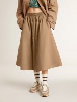 Women's beige circle skirt - Image 2